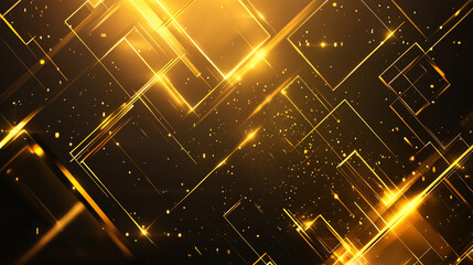 Fototapete - Abstract elegant background for modern design pattern with, White- Black and Gold Textured of Modern Design Background, Abstract Geometric Pattern with Colorful symbol.