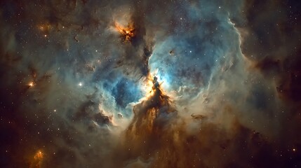 Wall Mural - Cosmic Nebula Starbirth, Space, Universe