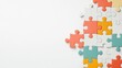© Sangsung - Colorful Puzzle Pieces on a Minimalist Background
