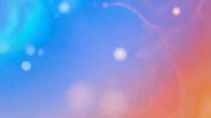 Wall Mural - Ethereal Blue and Coral Gradient Background for a Dreamy Visual Palette