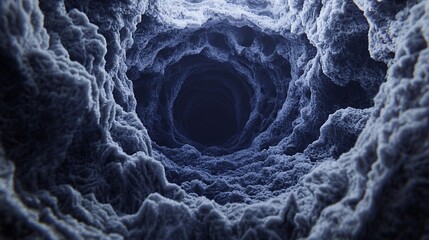 Dark cave tunnel, abstract background