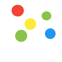 Poster - colorful circle background