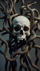 Poster - skull and crossbones
