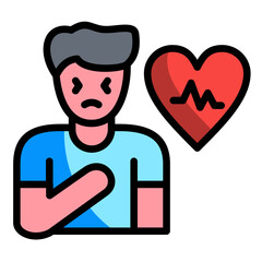 Sticker - Angina Icon