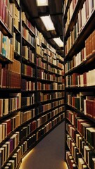 Aufkleber - books in library
