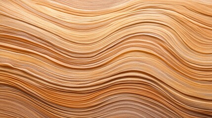 Wall Mural - Abstract wavy texture of layered earth tones resembling natural formations in serene background