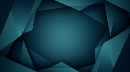 Poster - Teal geometric abstract background (1)