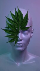 Poster - Surreal Cannabis Portrait