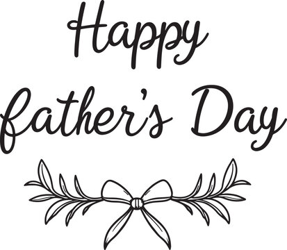 Unique Father's Day Typography Collection