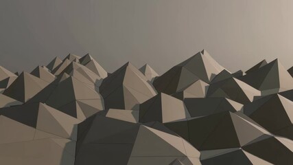 Poster - abstract background with triangles