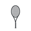 © isuru - Illustration of a Tennis Racket Symbol in Minimalist Style