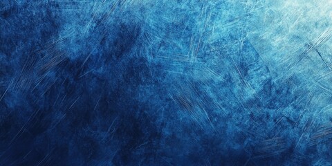 Fototapete - Abstract textured background in deep blue tones featuring a blend of light and dark shades with smooth brush strokes creating a layered effect.