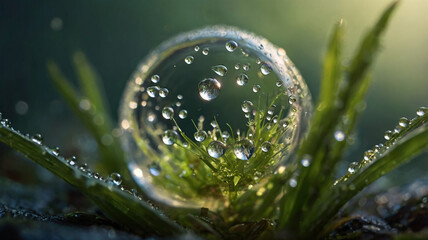 Enchanted drops of morning dew