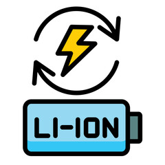 Poster - Lithium Ion Icon