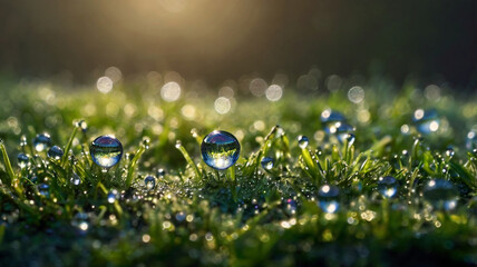 Enchanted drops of morning dew