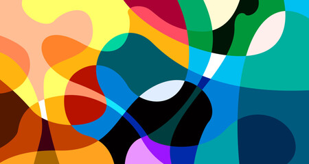 Aufkleber - Vector colorful abstract psychedelic liquid and fluid background pattern	
