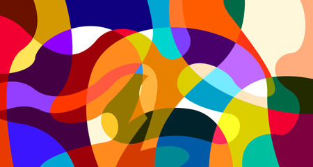 Aufkleber - Vector colorful abstract psychedelic liquid and fluid background pattern	
