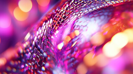 Poster - Mesmerizing Prismatic Kaleidoscope of Vibrant Colors and Shimmering Sparkles
