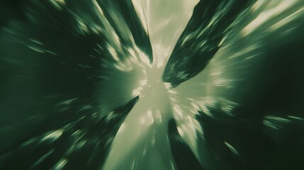 Poster - Captivating abstract motion blur with a powerful explosion of energy vibrant colors and dynamic swirling patterns