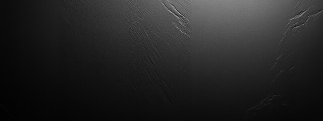 Aufkleber - Dark Black Background with Subtle Gradient for Design. Banner Template with Central White Space for Text. Ideal for Elegant Modern Projects.