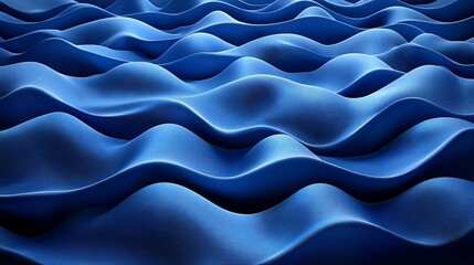Poster - Blue wave abstract background, ocean texture, design element