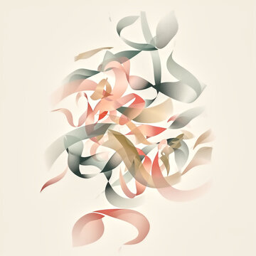 Minimalist calligraphy-style typography, cursive and elegant, wi