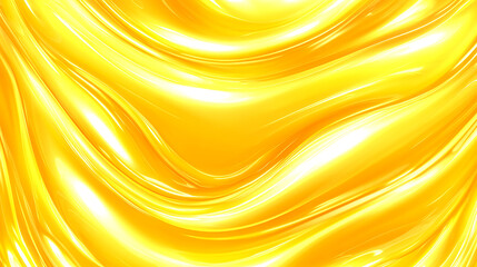 Poster - Flowing golden texture abstract art digital design bright environment close-up view luxurious concept
