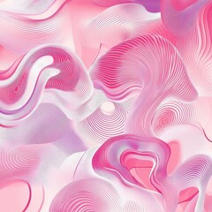 Poster - Abstract waves flowing seamlessly create a mesmerizing background pattern
