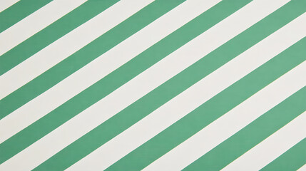 Poster - Diagonal green stripes artwork modern art studio digital design minimalist environment elevated viewpoint contemporary concept