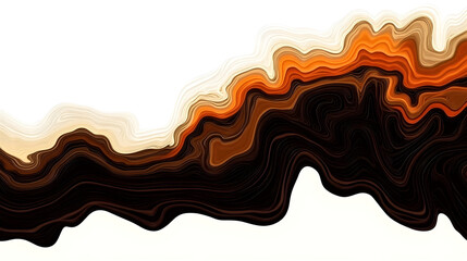 Poster - Abstract flowing patterns digital art modern design vibrant colors creative environment visual representation