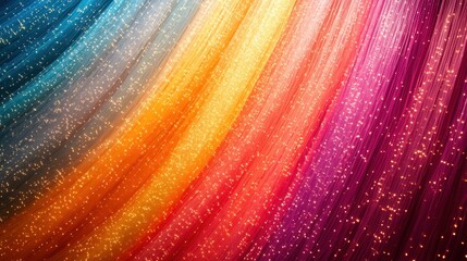 Poster - Vibrant colorful background with sparkling lights and flowing silk textures for artistic creations