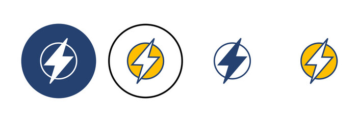 Wall Mural - power icon vector. power switch icon. electric power