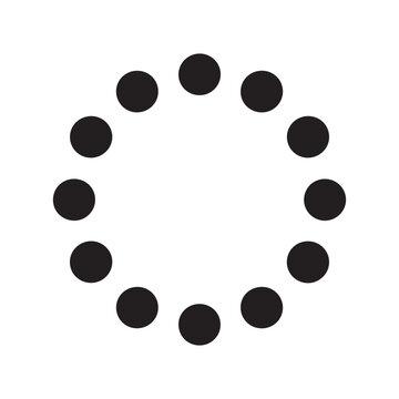 Loading icon. Download or upload loading icon vector on white background