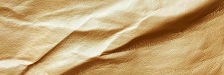 Poster - Textured beige leather with coarse grain and wrinkles for creative design background
