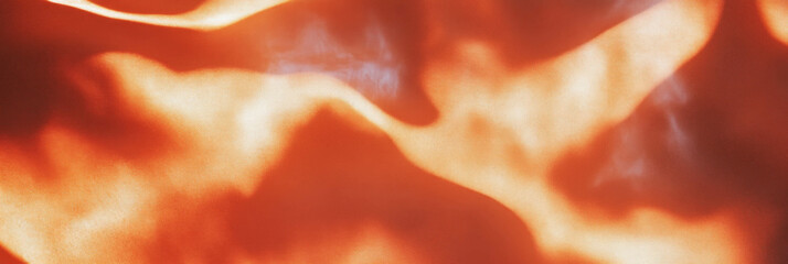 Aufkleber - Exploring the rich texture of burnt orange suede under dramatic lighting