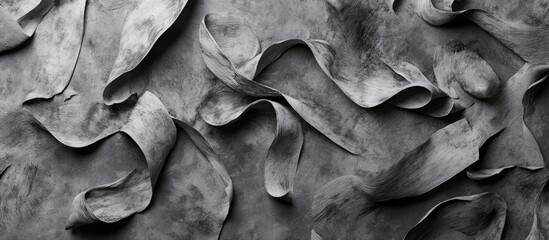 Fototapete - Gray wood textures with flowing shavings create a dynamic background ideal for showcasing innovative medical care solutions and workforce reinforcement.