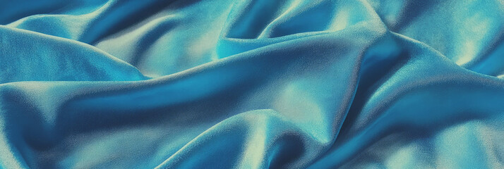 Poster - Powder blue suede fabric with varied nap and soft highlights for design projects
