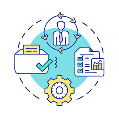 Poster - business continuity icon, business continuity vector illustration-simple illustration of business continuity, perfect for business continuity logos and icons