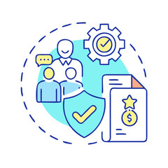 Poster - compliance icon, compliance vector illustration-simple illustration of compliance, perfect for compliance logos and icons