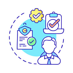 Poster - compliance icon, compliance vector illustration-simple illustration of compliance, perfect for compliance logos and icons