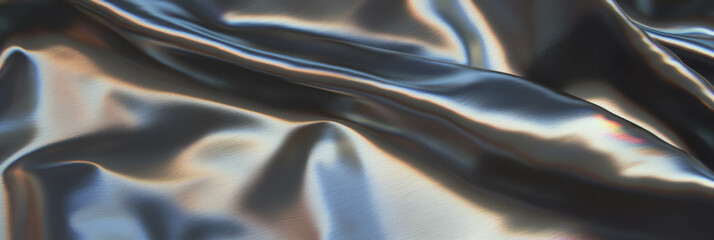 Aufkleber - Creating texture with synthetic silk and brushed platinum in a unique design layout