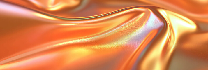 Poster - Exquisite tan leather surface showcasing smooth texture under warm lighting