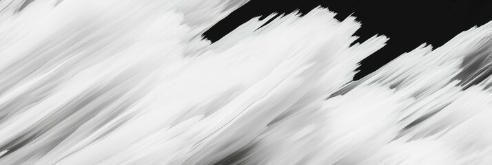 Poster - Abstract linear pattern featuring soft white textures in a minimalist style