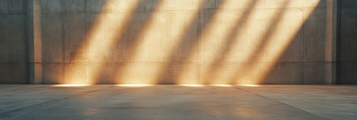 Poster - Beige brown wall texture featuring subtle grunge patterns and bright lighting effects