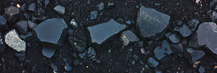 Poster - Exploration of black sand with fine ash creating a soft velvety texture