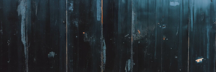 Poster - Texture of a grainy black wall with heavy grunge overlay and intricate details