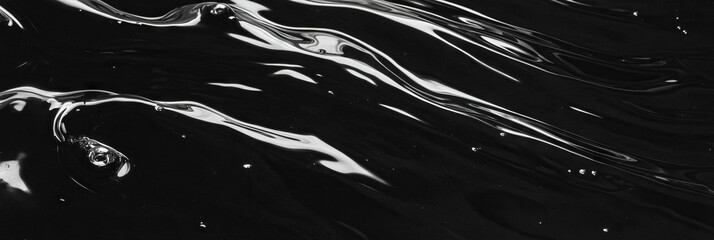Poster - Subtle black wall texture featuring soft grunge patterns and intriguing lines