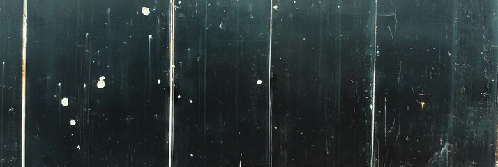 Poster - Textured black wall with chalk marks and colorful grunge designs from urban art
