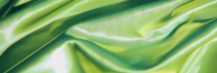 Aufkleber - Bright green texture with smooth surface and vibrant color in a top view perspective