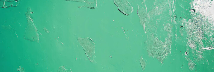 Poster - Bright green surface with smooth texture and vibrant color, top view close-up detail